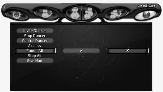 Fusion Dance Machine - Pause All