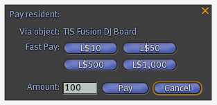 Fusion Dance Machine - DJ Board Payment
