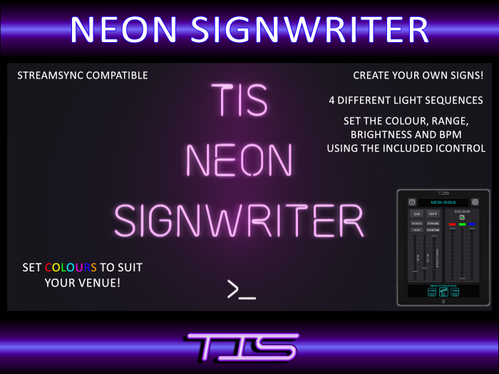 TIS Neon Signwriter