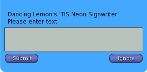 Neon Signwriter Text